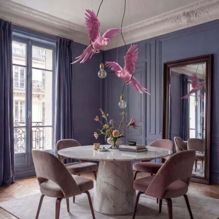 Ceiling Lamp Parrot Percy Pink Bird Lamps