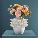 Vase with Butterflies Art Sculptures