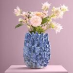 School of Fish Vase with Fish Motif Animal Sculpture
