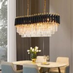 Modern Crystal Pendant Lamp Ceiling Light Crystal Chandelier