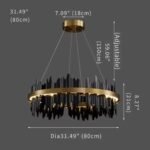 Verda Modern Circular Led Ceiling Light Gold Modern Ceiling Light
