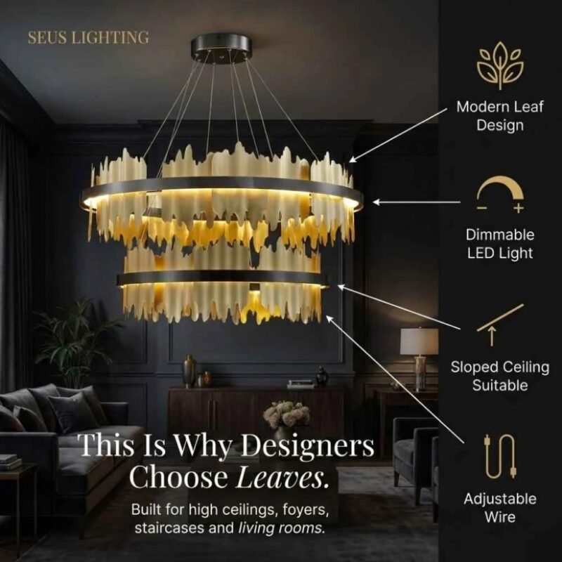 Verda Modern Circular Led Ceiling Light Black Modern Ceiling Light