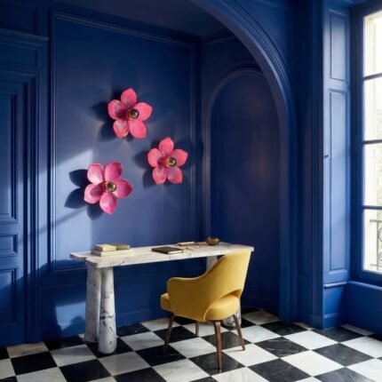 Bloom Flower Wall Light Magenta Decorative Wall Lights
