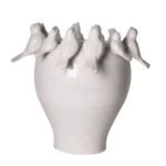 Birds on A Pot Art Sculptures
