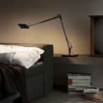 Kelvin LED Base Black Sculptural Table Lamp