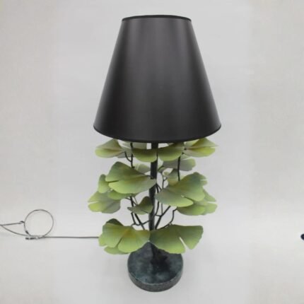 Gingko Iron Sculptural Table Lamp