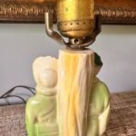 Shawnee Pottery Asian Sculptural Art Lamp