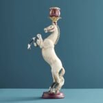 Circus Horse Candle Holder Animal Sculpture