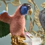 Candleholder Tiger Hand-Painted Animal Sculpture