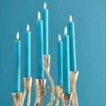 Candlestick Roots Gold Art Sculptures