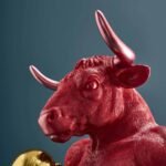 Piggy Bank Bull Randy Art Sculptures