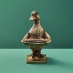 Card Holder Son of A Duck Gold Bird Sculpture