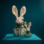 Decorative Figurine Rabbit Heidi Animal Sculpture