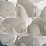 Vase with Butterflies Art Sculptures