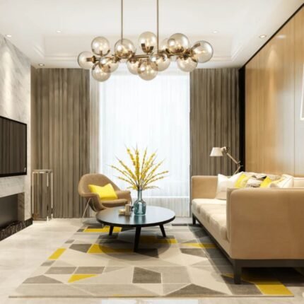 14 Light Linear Crystal Chandeliers for Dining Room