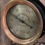 Antique Steam Gauge Vintage Lamp