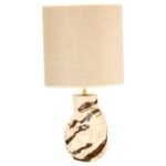 Upside Down Head Sculptural Table Lamp