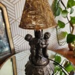 Double Cherub Accent Sculptural Table Lamp