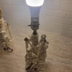 Vintage Wales Pottery Sculptural Table Lamp