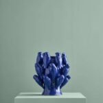 Vase with Birds S Blue Bird Sculpture