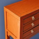 Console Table Dynasty Vintage Orange Wooden Console Table
