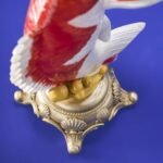 Candle Holder Fish Koi Animal Sculpture