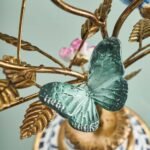 Butterflies Candle Holder Bird Sculpture