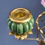 Wall Candleholder Parrot Hand-Painted Sculptural Wall Decor