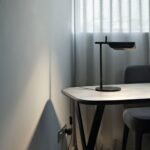Flos Tab Matt Blue LED Sculptural Table Lamp