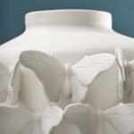 Vase with Butterflies Art Sculptures