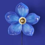 Bloom Flower Wall Light Blue Decorative Wall Lights
