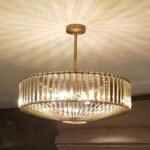 Crystal & Champagne Chandelier Pendants