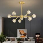 Golden Crystal Chandelier | Dining Room Chandeliers