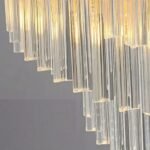 Modern Luxury Spiral Crystal Chandelier | Brass Chandelier for Living Room