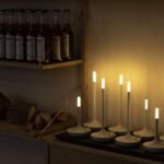 Wick Mist Gray Novelty Table Lamp