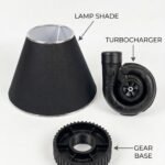 Turbo Sculptural Table Lamp