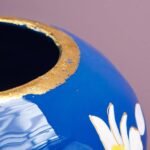 Blue Vase Margarita Small Art Sculptures
