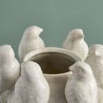 Vase Little Birds Art Sculptures