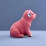 Money Box Pig Piggy Bank Pink Animal Sculpture