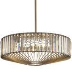 Crystal & Champagne Chandelier Pendants