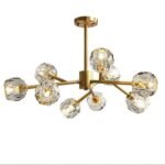 Golden Crystal Chandelier | Dining Room Chandeliers