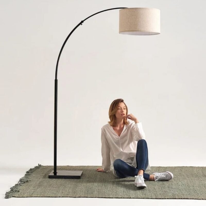 Logan Floor Lamp Black | Arch Floor Lamp