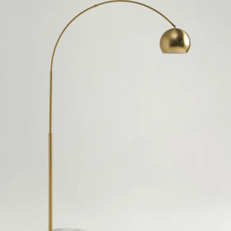 Olivia Floor Lamp Brass | Lamps with Gold