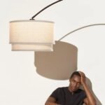 Mason Floor Lamp Dark Bronze | Marble Lamps