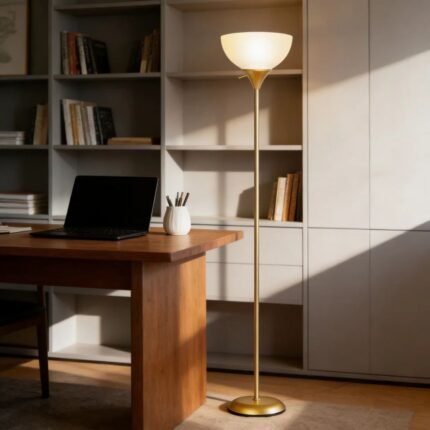 Modern Floor Lamp with Drop-Resistant Shade | Modern Floor Lamp