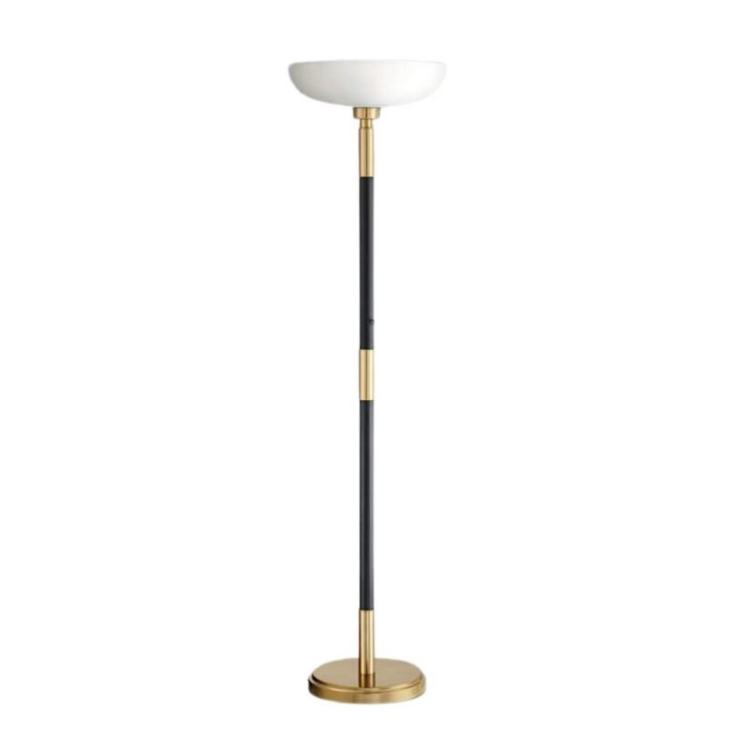 Modern Light Blaster Torchiere Floor Lamp | Glass Floor Lamp