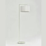 Montage Modern Floor Lamp Pleated Brass