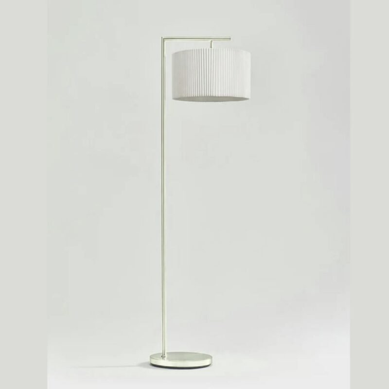 Montage Modern Floor Lamp Pleated Brass