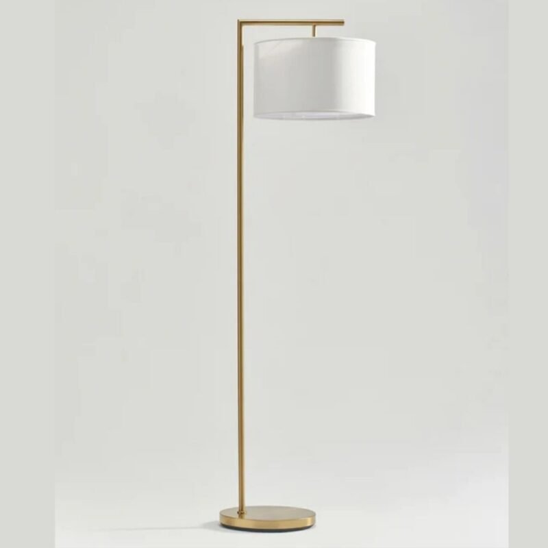 Montage Modern Floor Lamp Antique Brass | Brass Floor Lamps