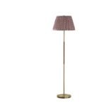 62" Floor Lamp Red | Floor Lamp Gold